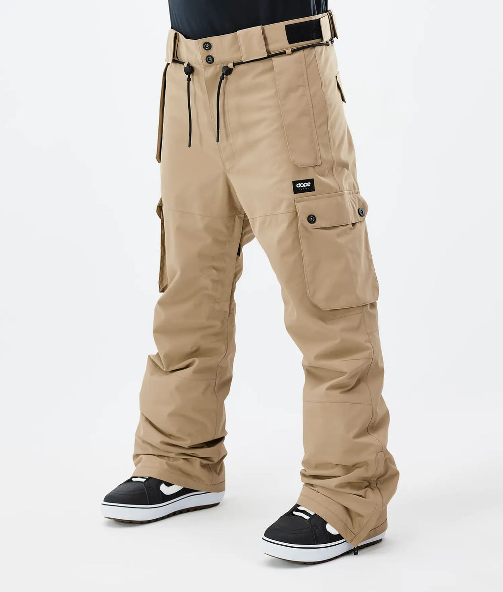 Iconic snowboard pants men's khaki