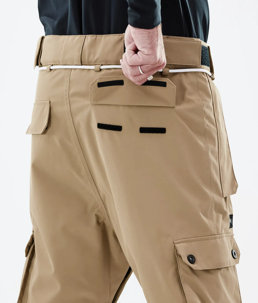 Iconic snowboard pants men's khaki