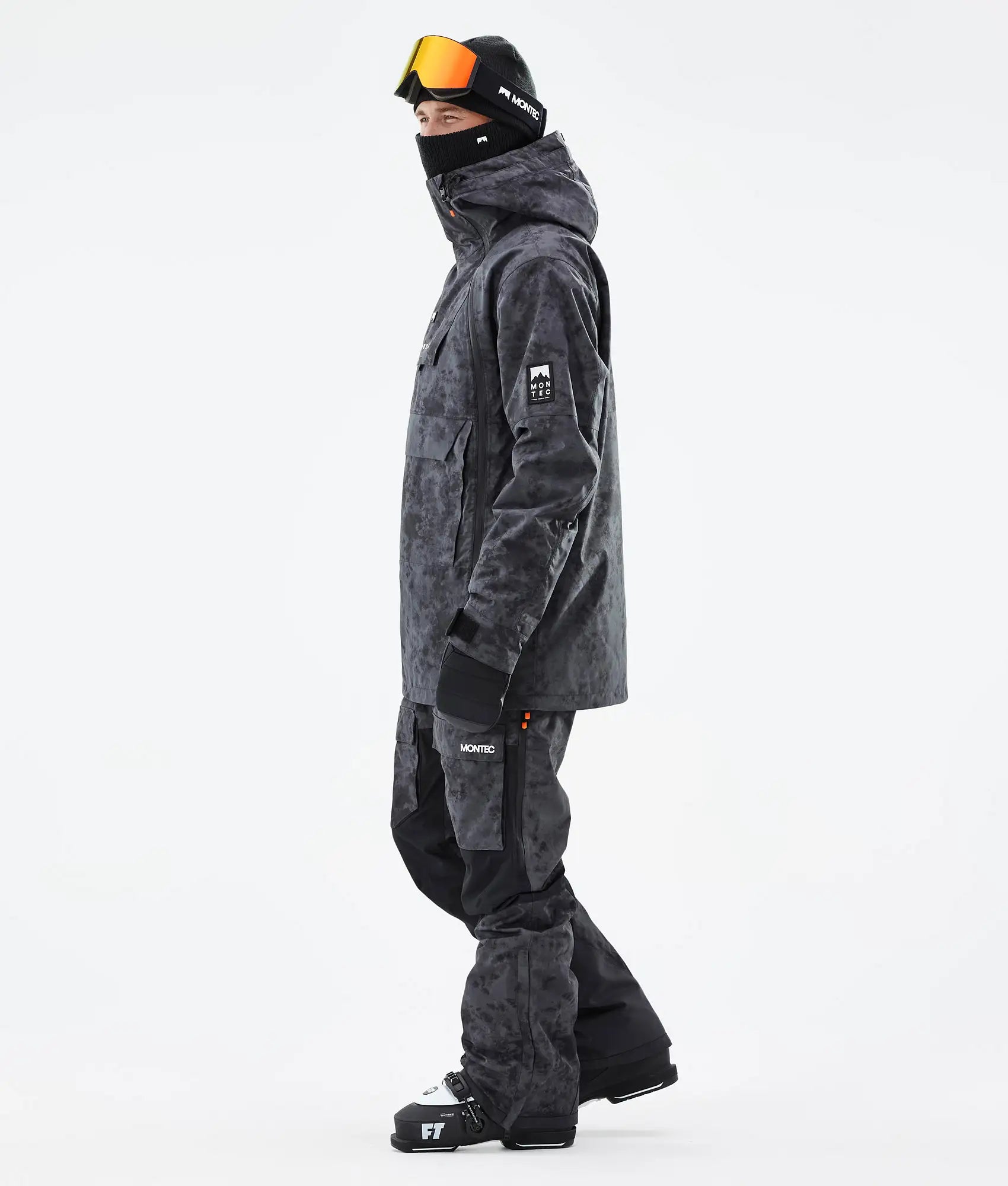 Veste de ski Doom pour homme - Tie-dye noir
