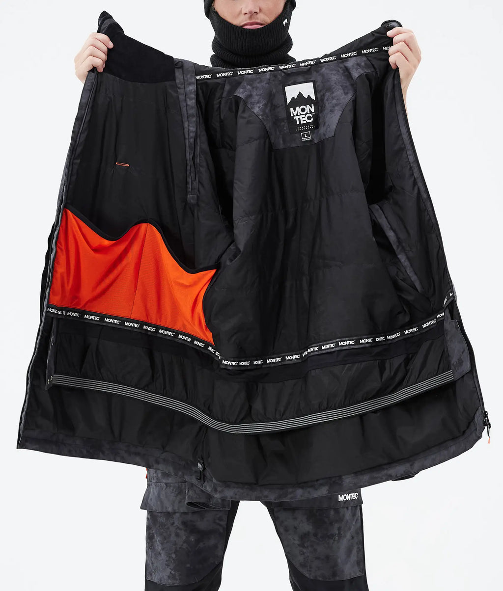 Veste de ski Doom pour homme - Tie-dye noir