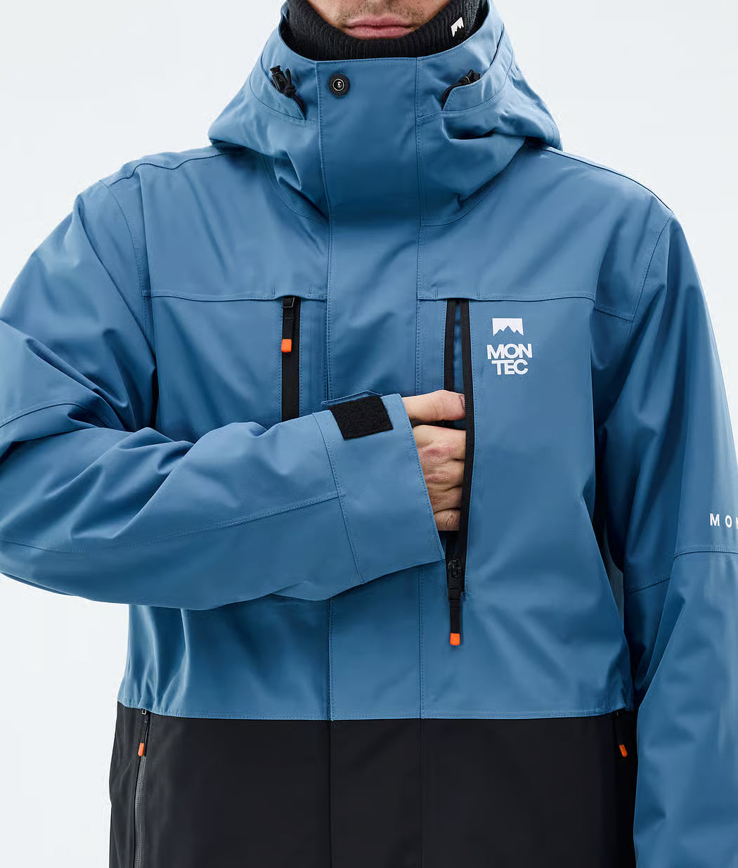 Veste de ski Fawk pour homme - Bleu acier/Noir