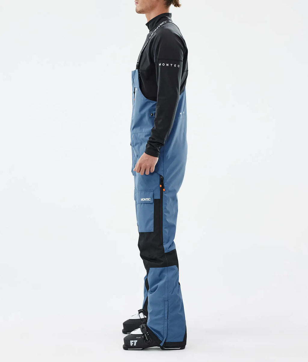 Pantalon de ski Fawk pour homme - Bleu acier/Noir