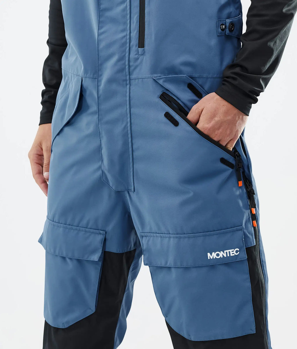 Pantalon de ski Fawk pour homme - Bleu acier/Noir