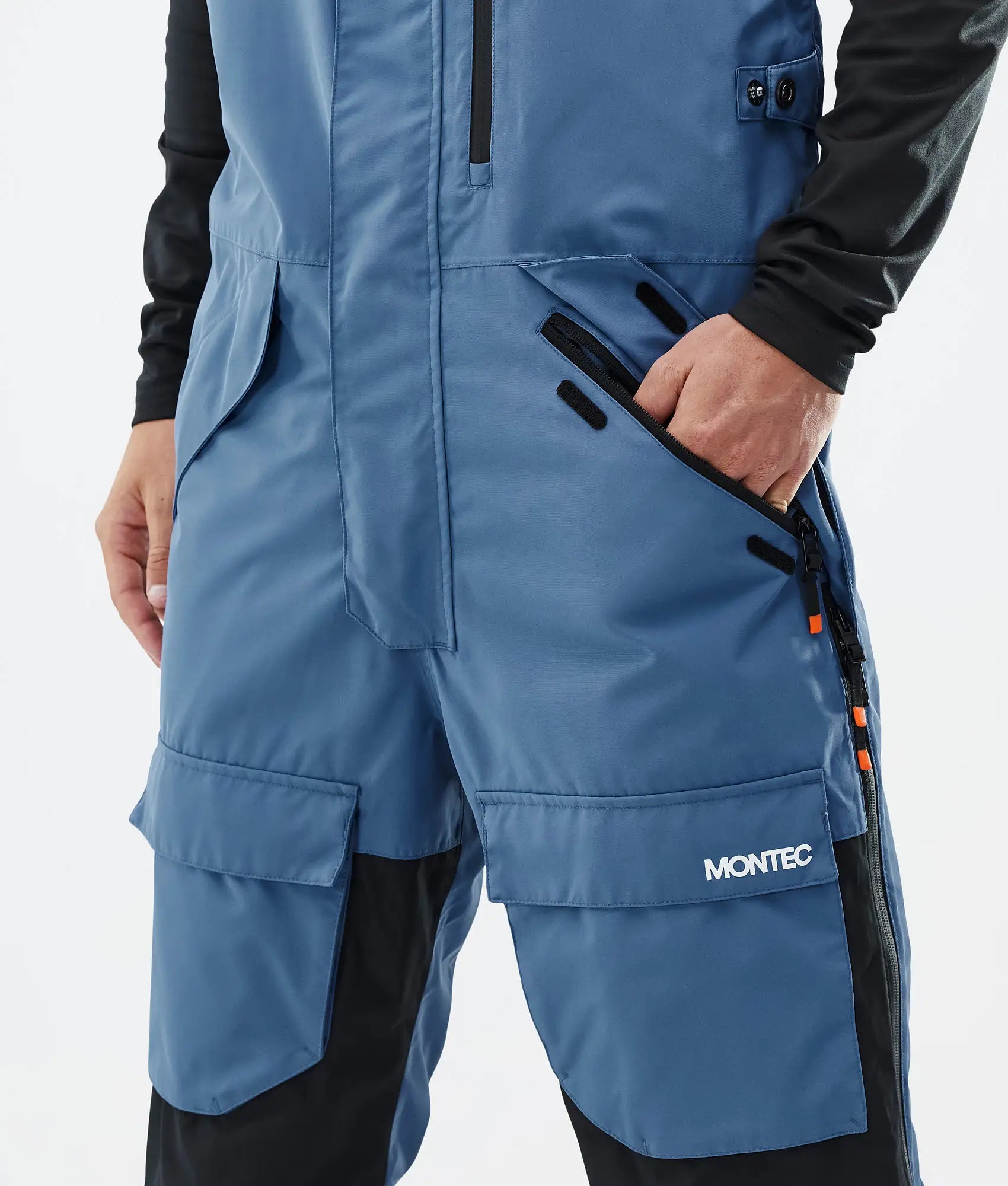 Pantalon de ski Fawk pour homme - Bleu acier/Noir