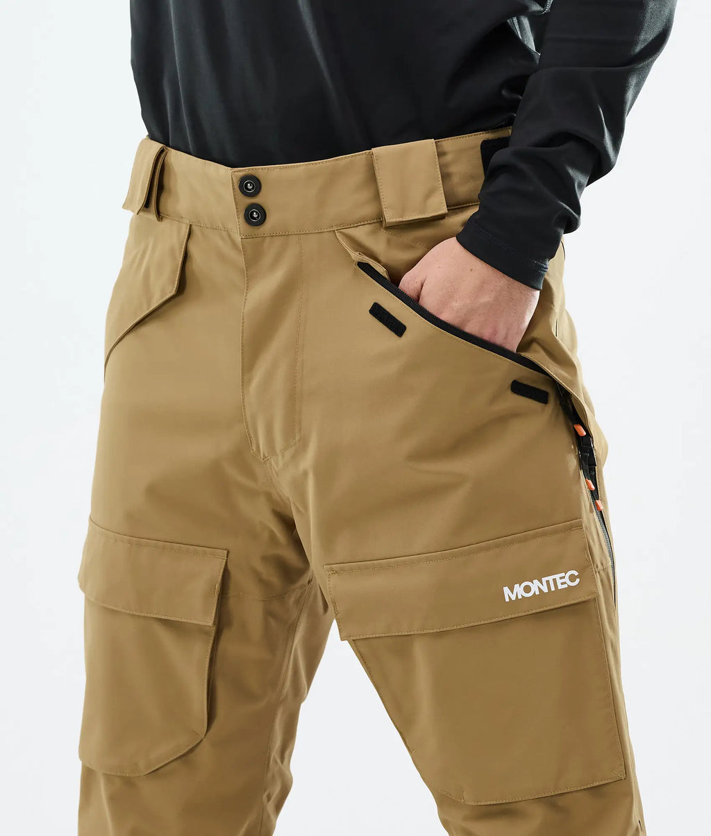 Pantalon de ski Kirin pour homme - Or