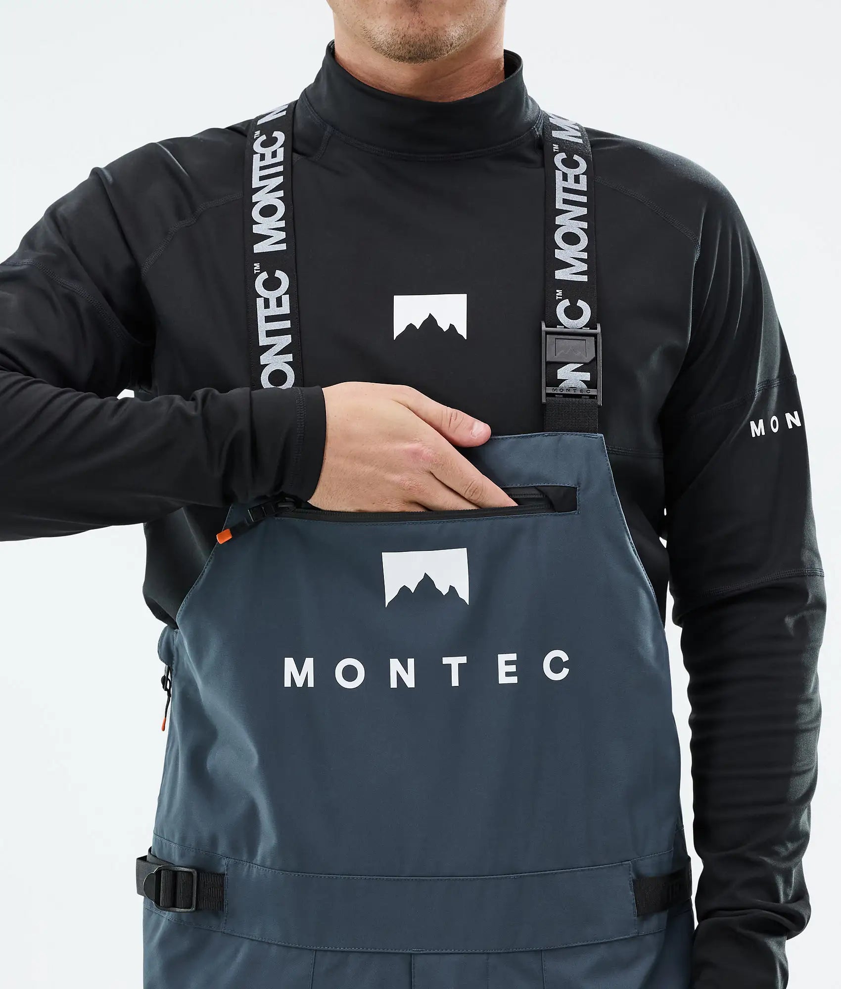 Pantalon de ski Arch pour homme - Bleu métallisé/Noir