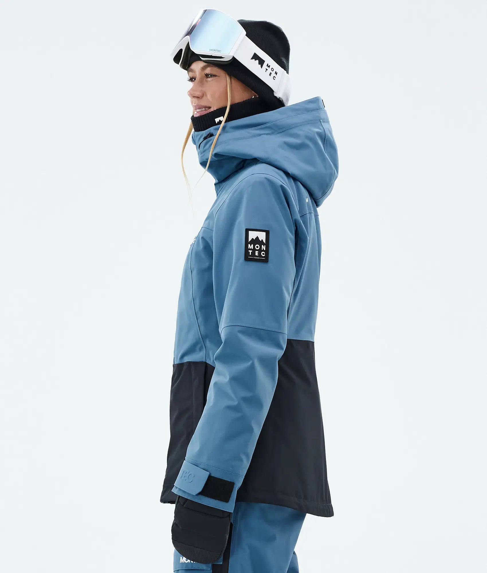 Veste de ski Moss W pour femme - Bleu acier/Noir