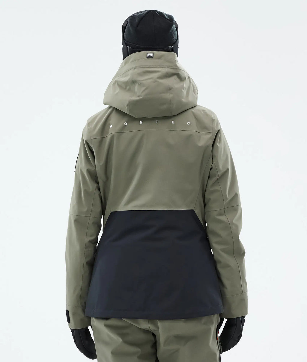 Veste de ski Moss W pour femme - Vert/Noir