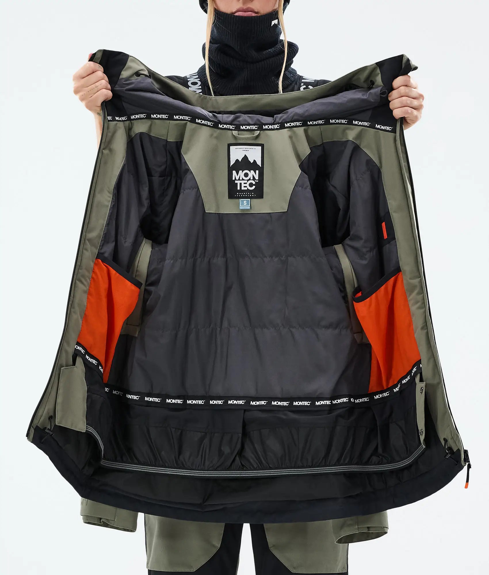 Veste de ski Moss W pour femme - Vert/Noir