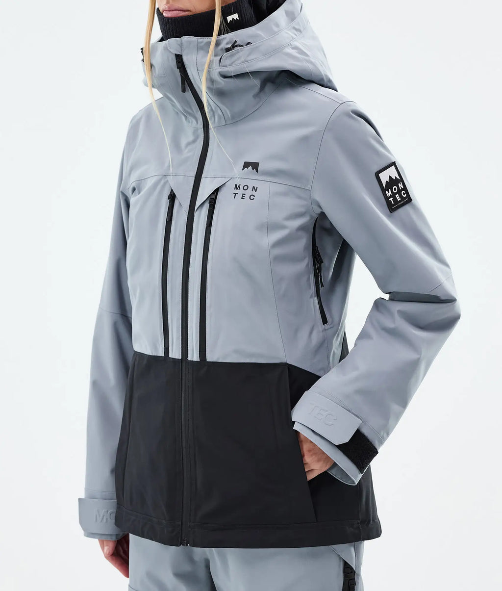 Veste de ski Moss W pour femme - Bleu clair/Noir