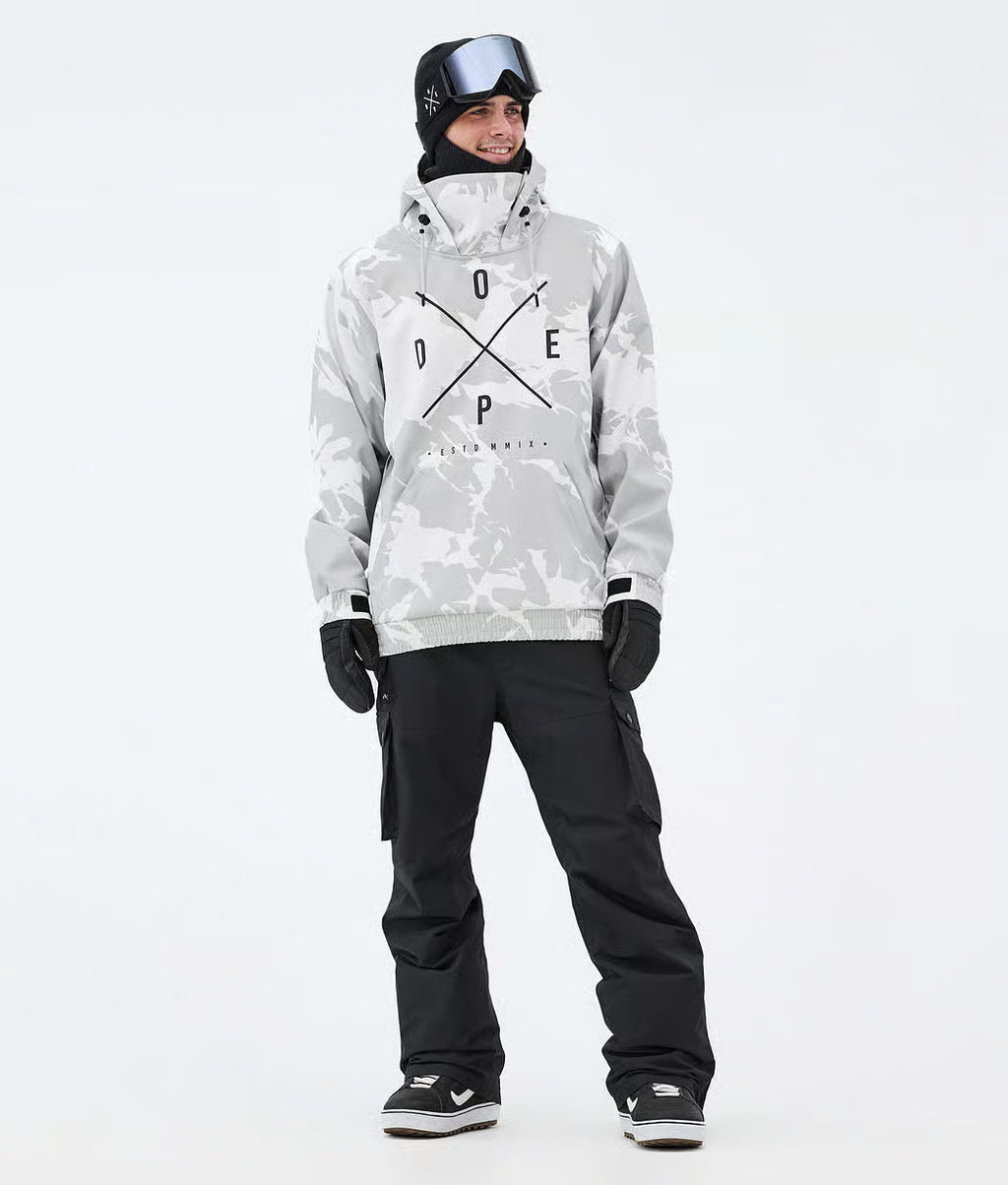 Yeti Men's Snowboard Jacket 2X-Up Gray Camo