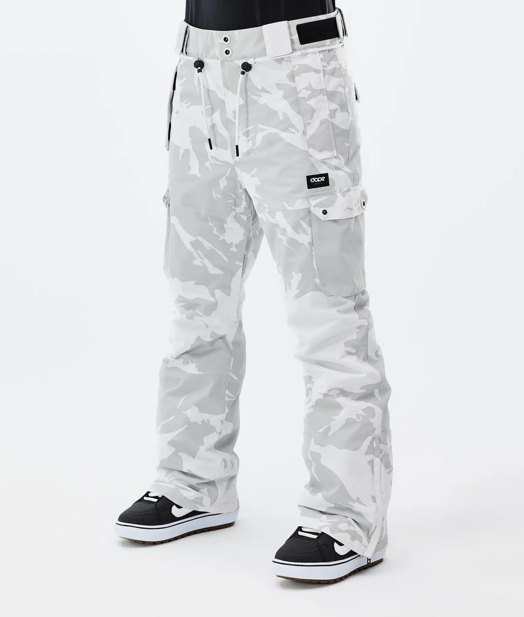 Iconic W Snowboard Pants Women Gray Camo