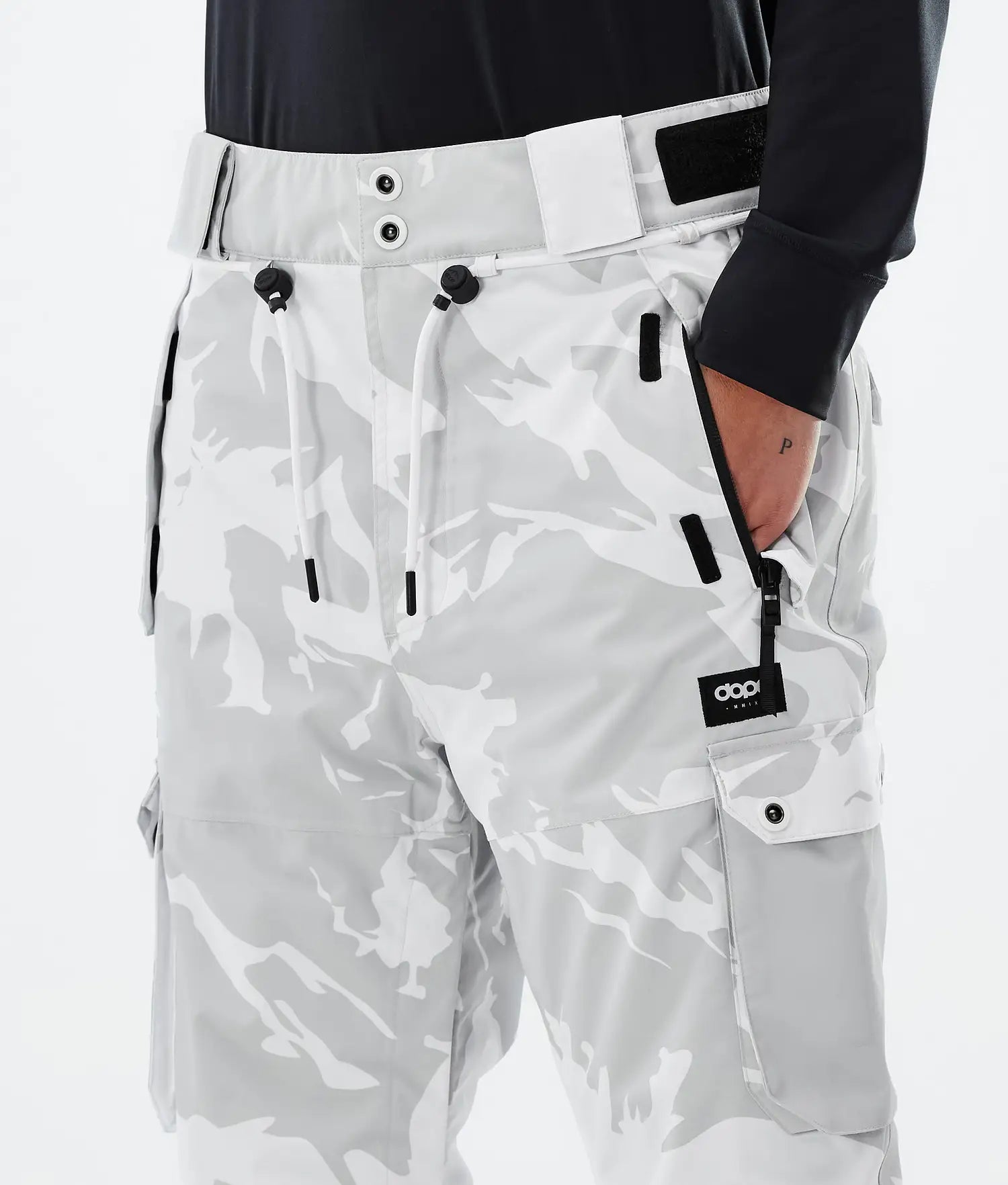 Iconic W Snowboard Pants Women Gray Camo