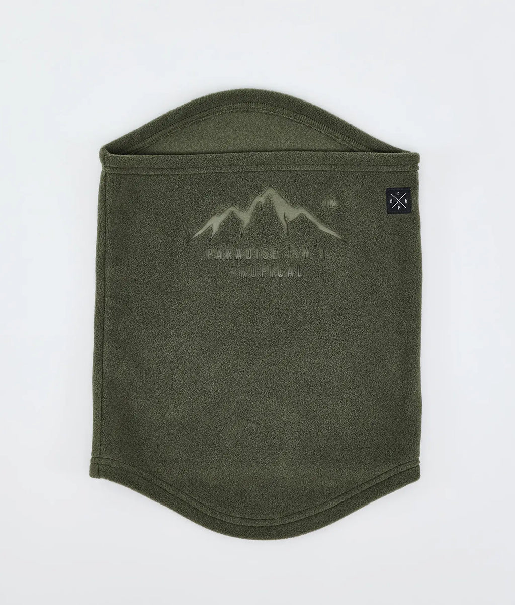 Cozy Tube Neck Warmer Olive Green