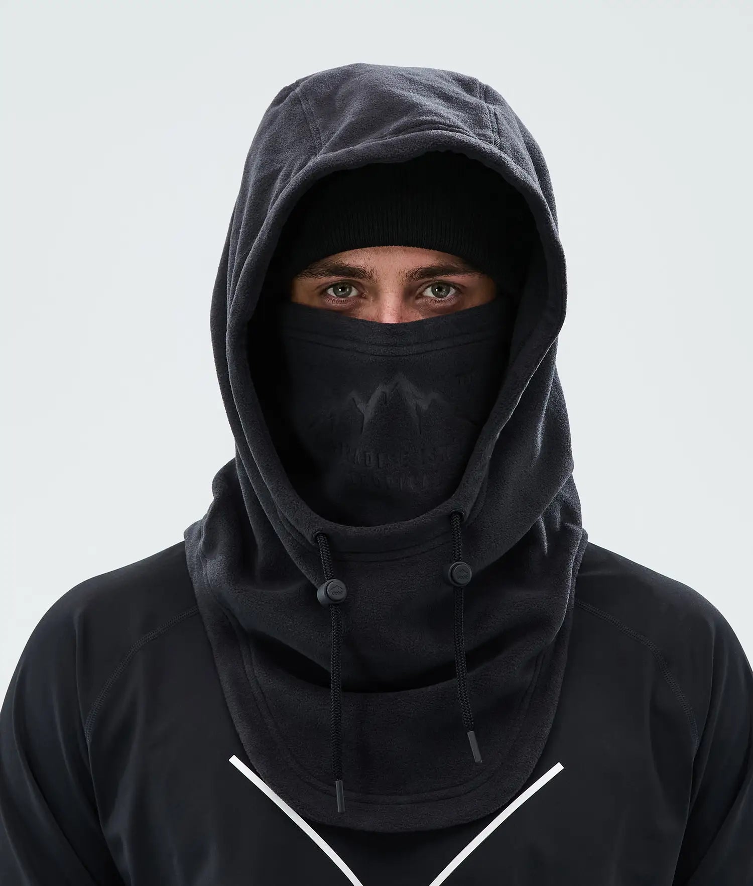 Cozy Hood II tube scarf Black