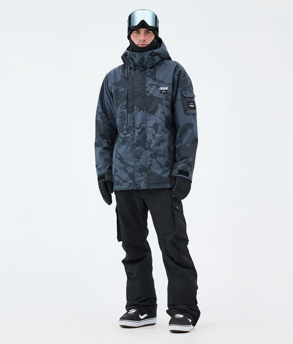 Adept Snowboard Jacket Men Metal Blue Camo novo