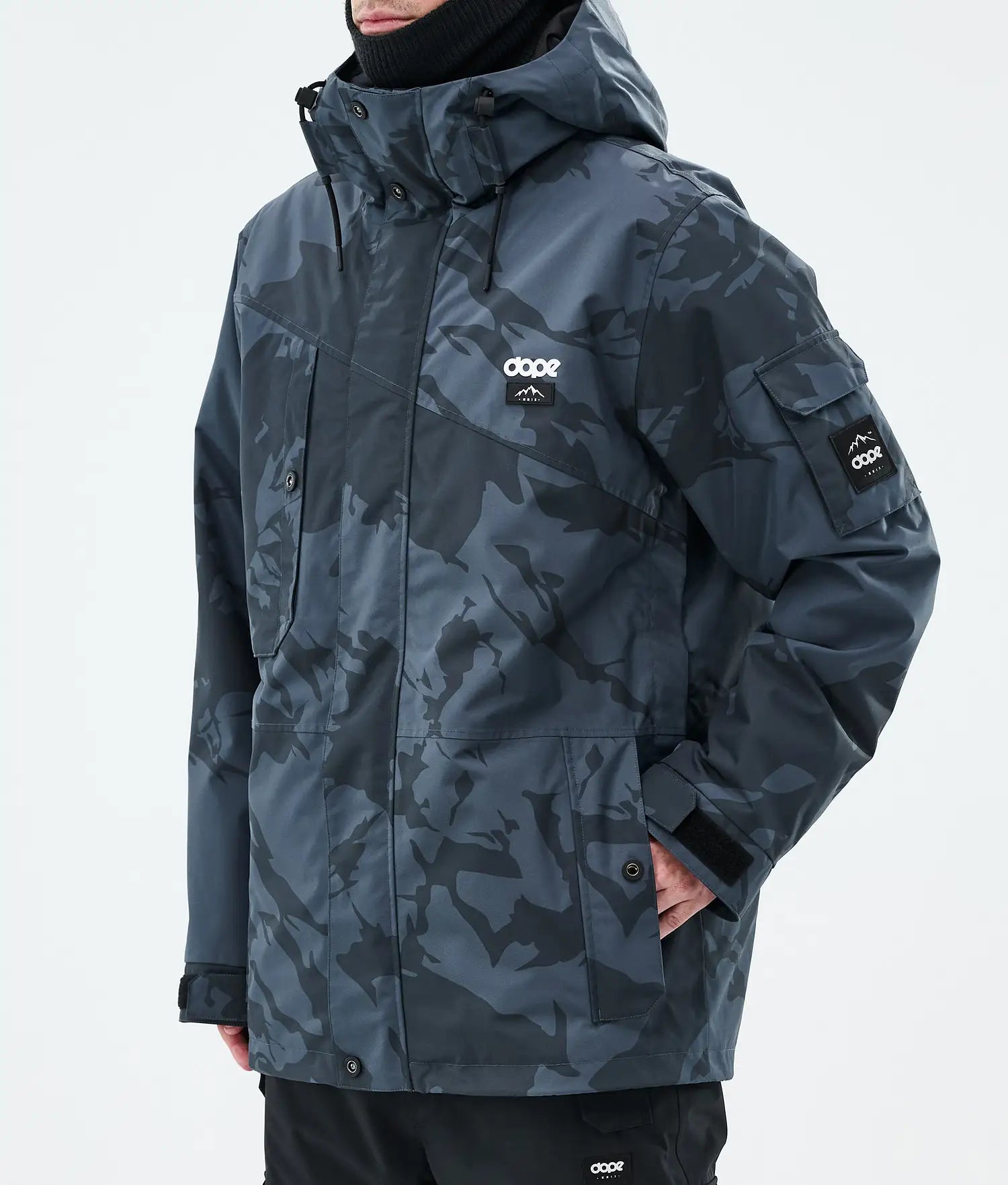 Adept Snowboard Jacket Men Metal Blue Camo novo