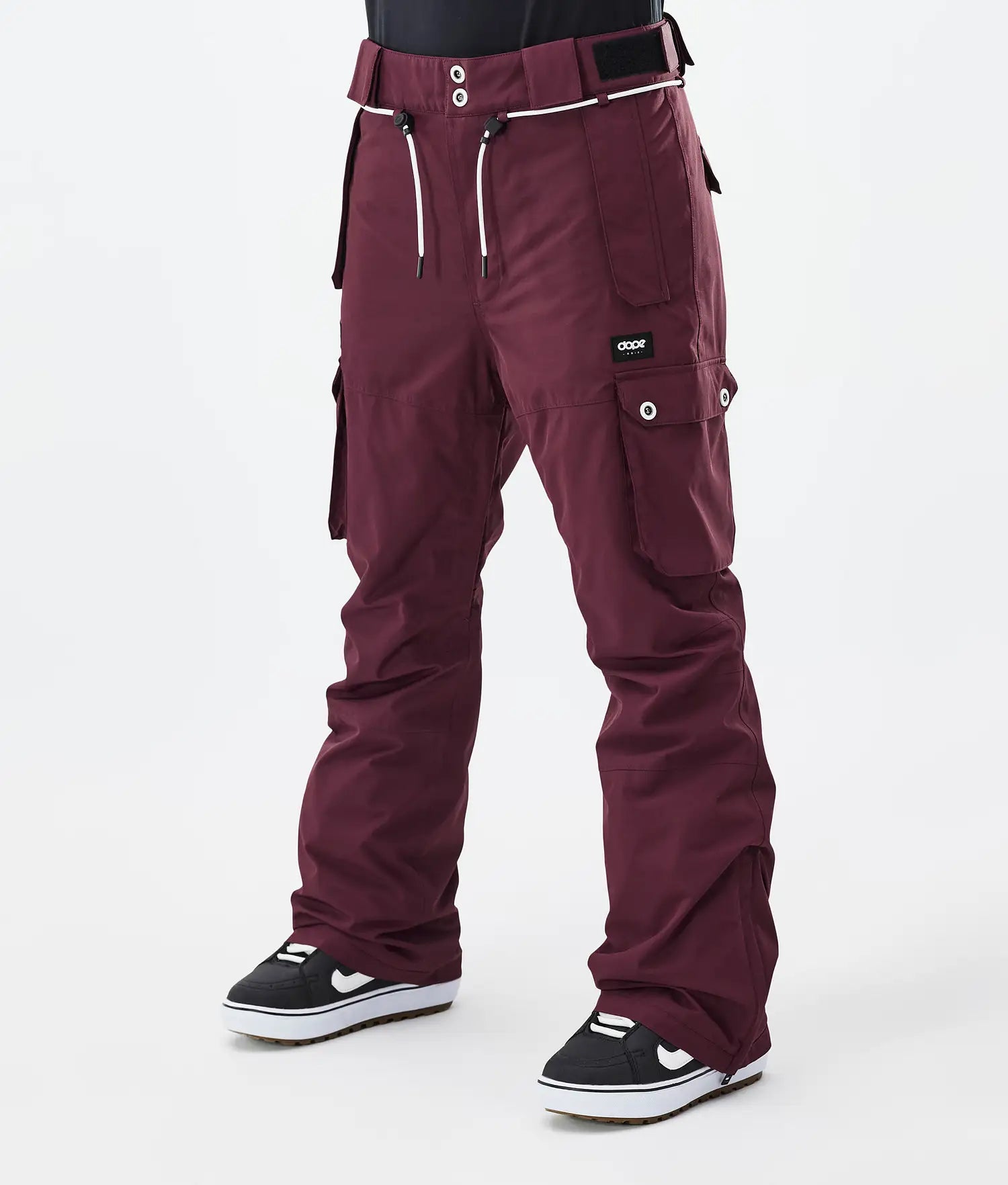 Iconic W Snowboard Pants Women Burgundy novo