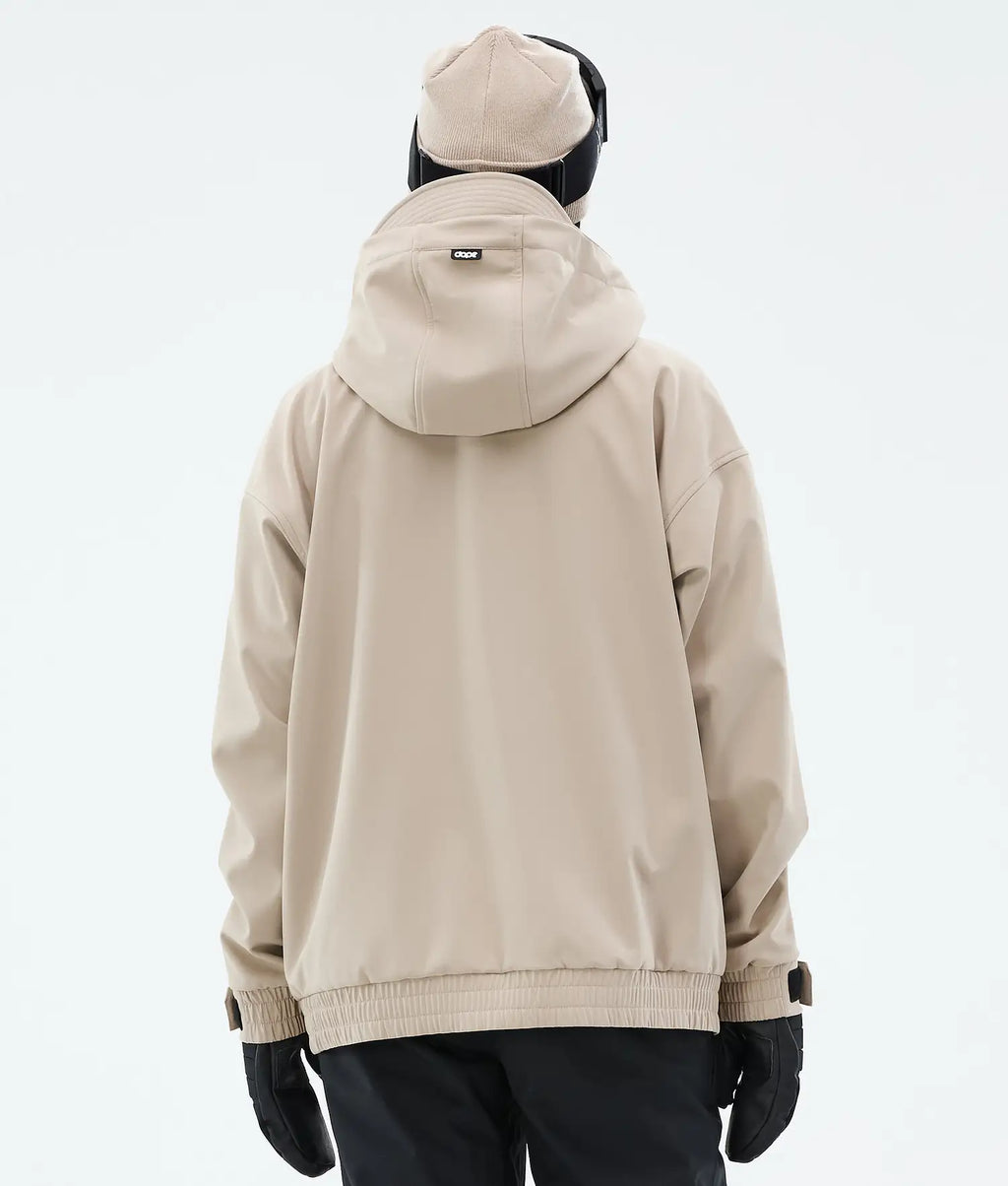 Cyclone W snowboard jacket women sand