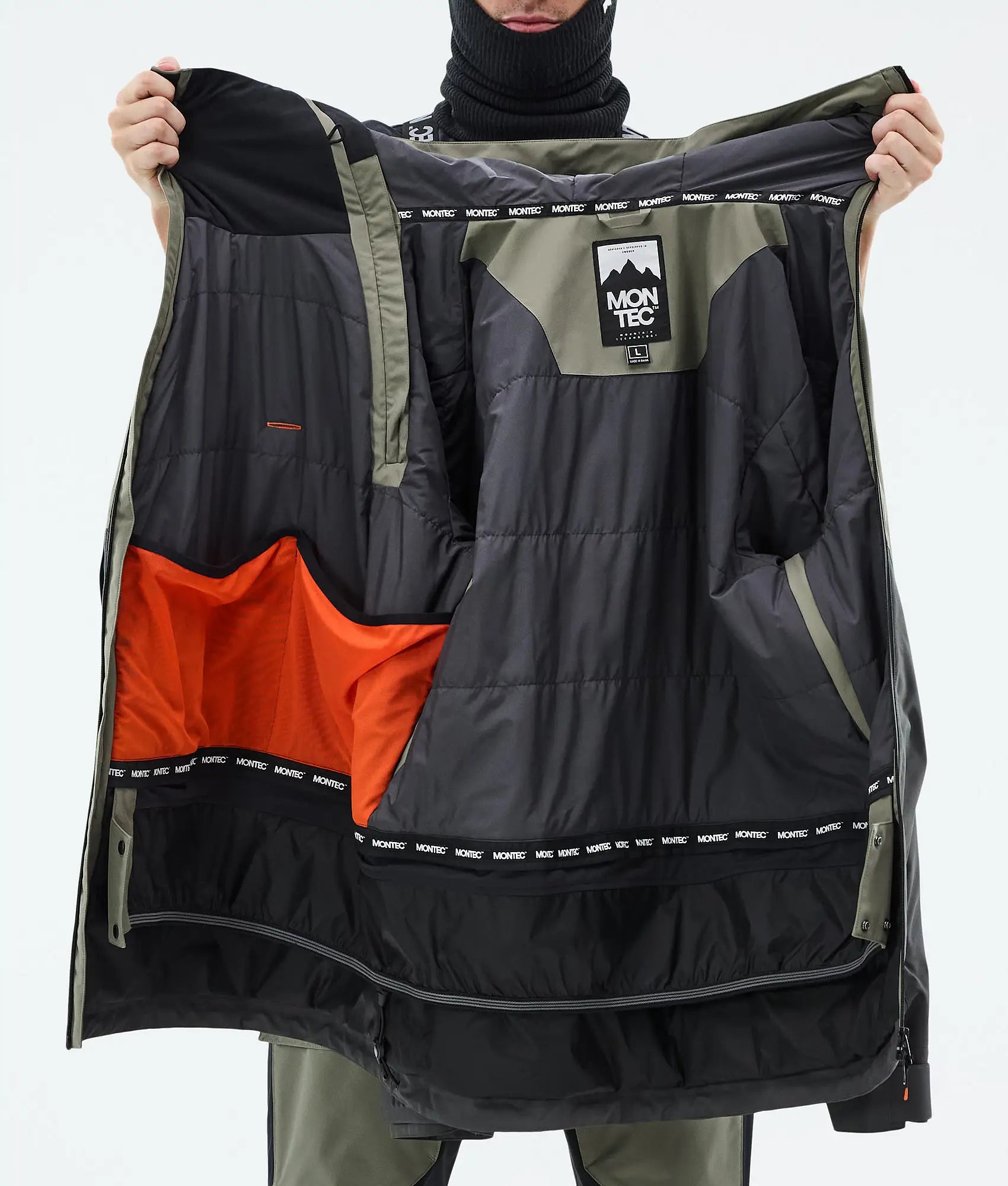 Veste de ski Doom pour homme - Vert/Noir/Fantôme