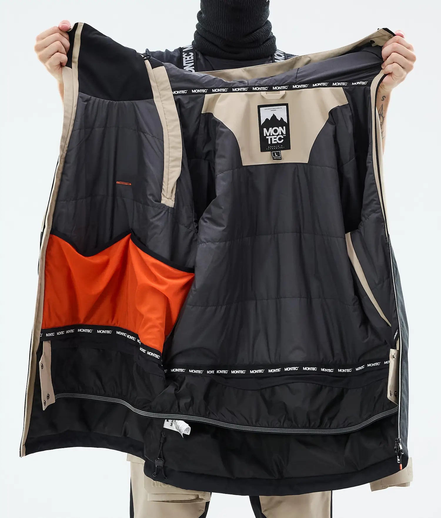 Doom Veste de Ski Homme Sand/Black