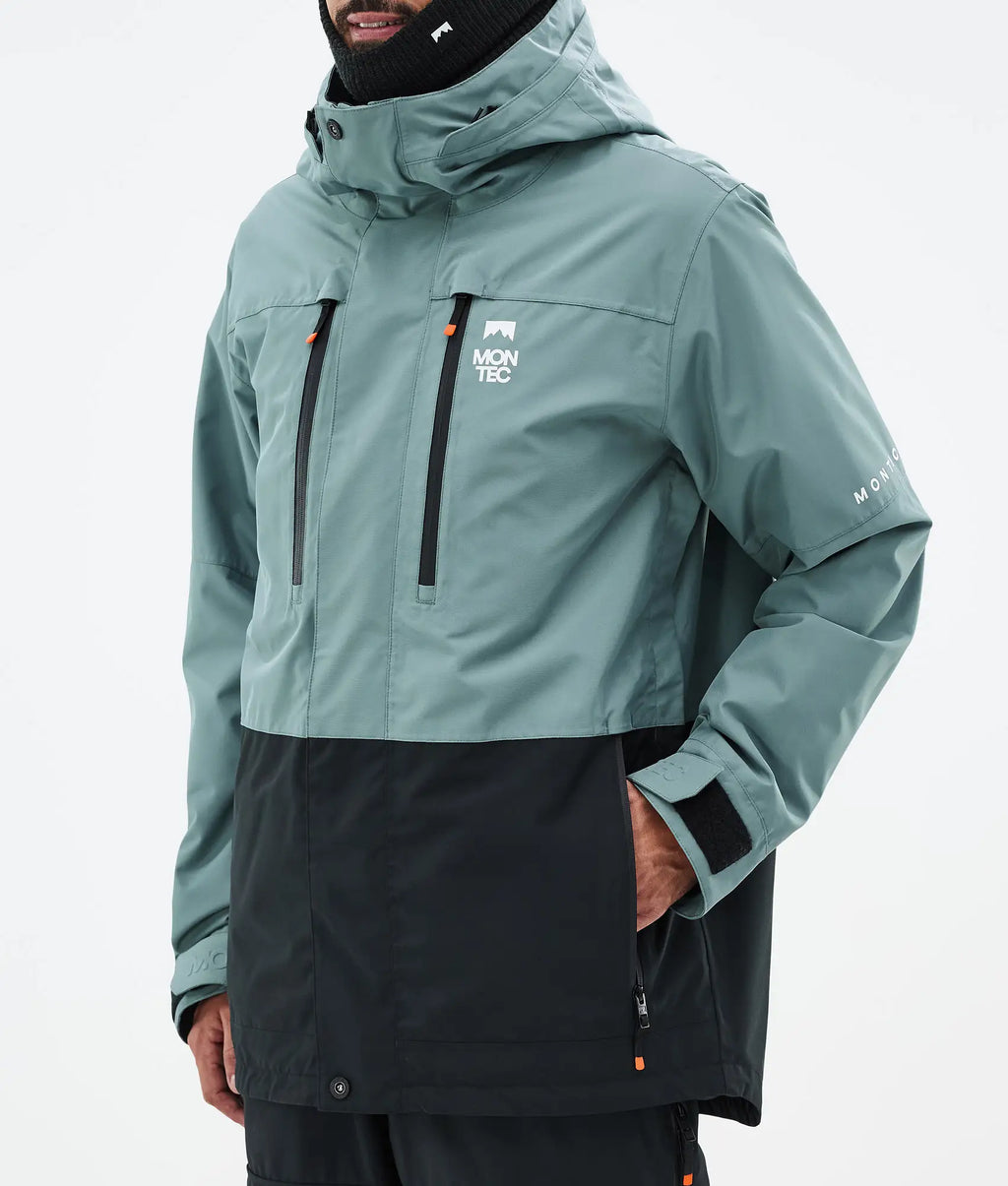 Veste de ski Fawk pour homme - Atlantique/Noir