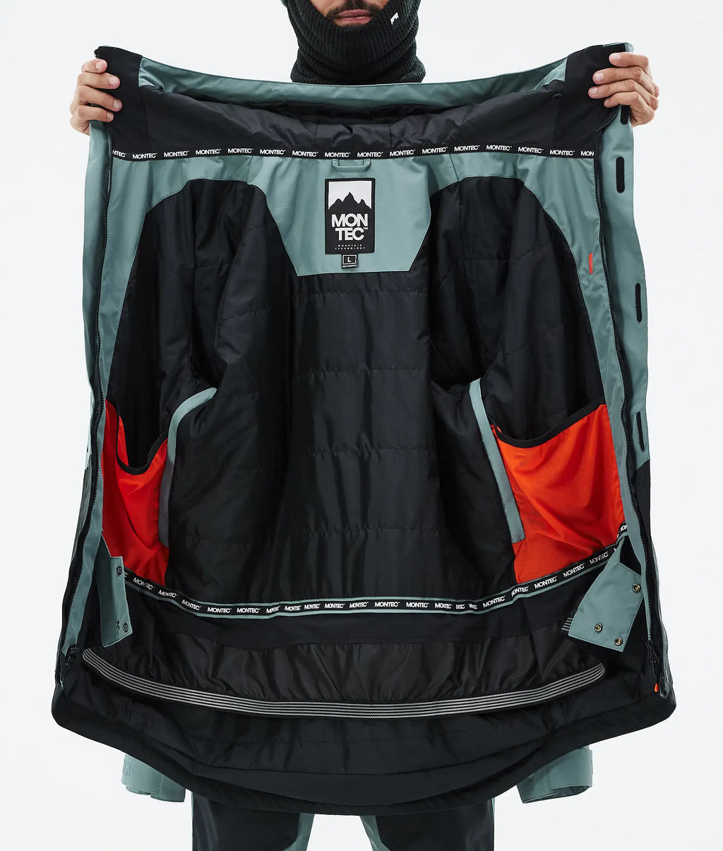 Veste de ski Fawk pour homme - Atlantique/Noir