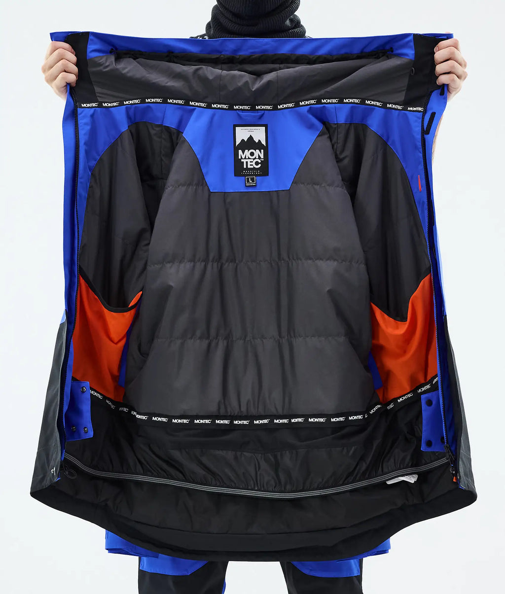 Veste de ski Fawk pour homme - Bleu cobalt/Noir