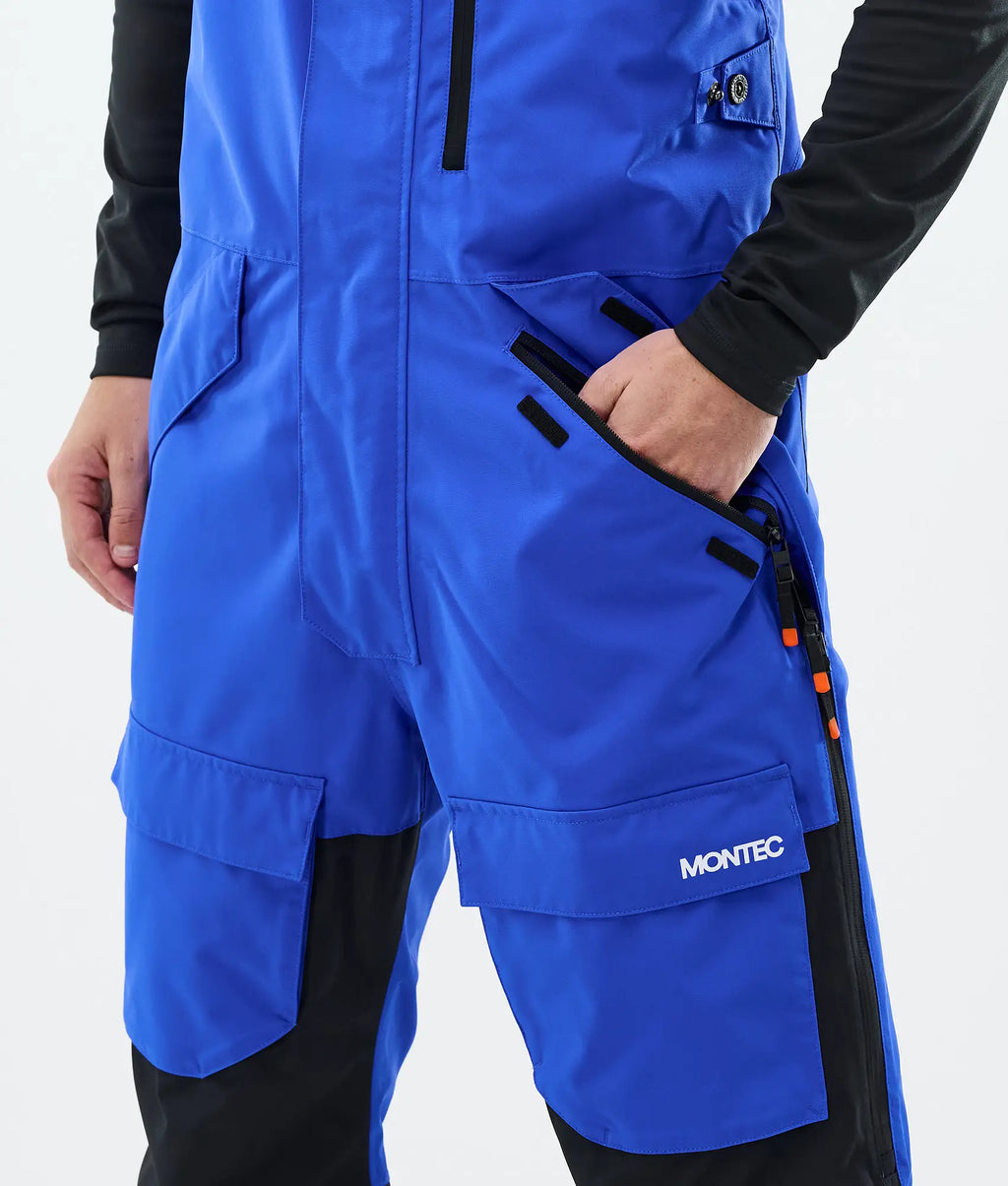 Pantalon de ski Fawk pour homme - Bleu cobalt/Noir