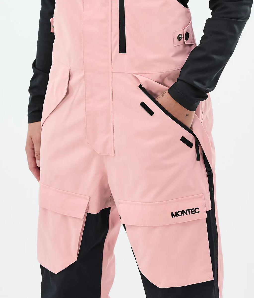 Fawk W Pantalon de Ski Femme Soft Pink/ Black