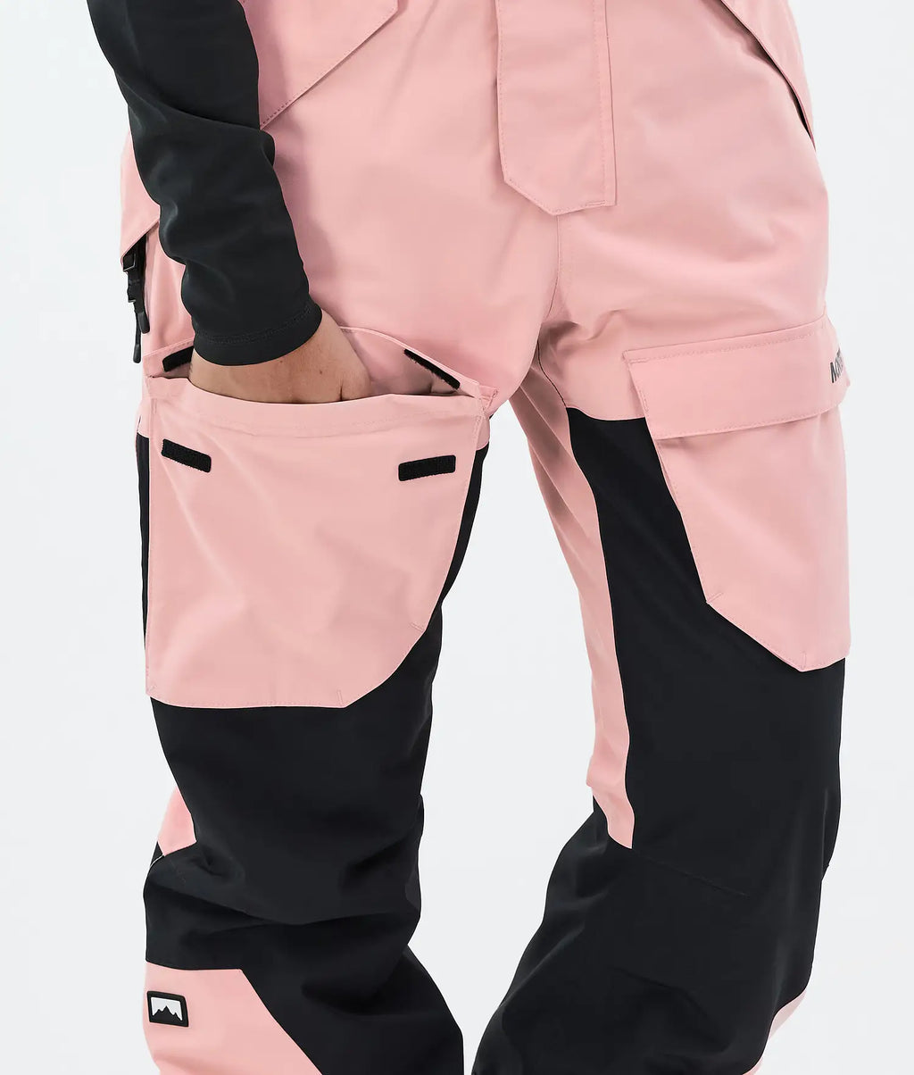 Fawk W Pantalon de Ski Femme Soft Pink/ Black