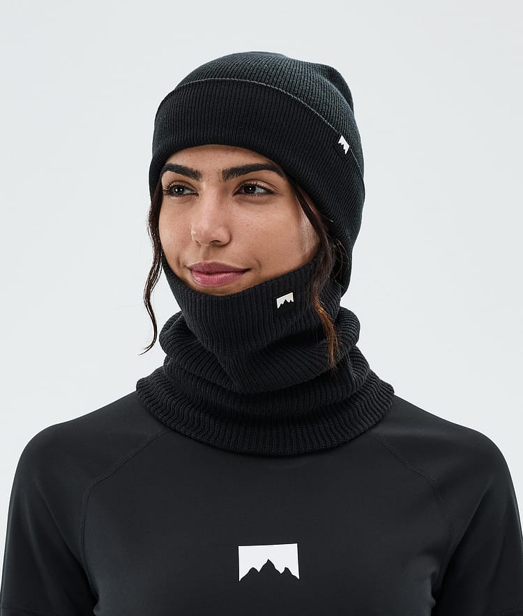 Masque classique tricoté noir