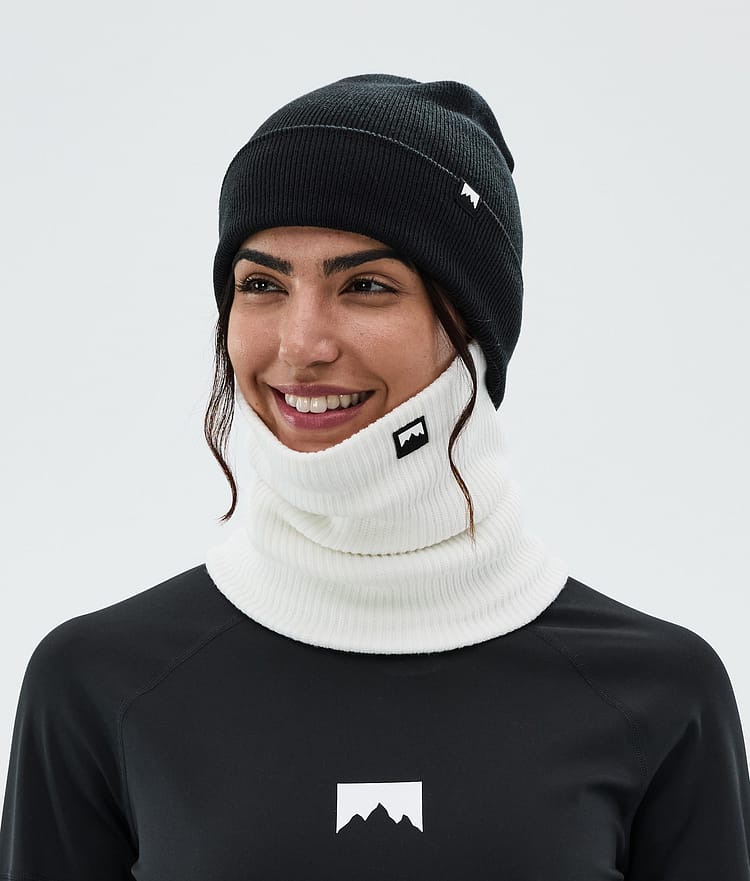 Masque classique tricoté blanc