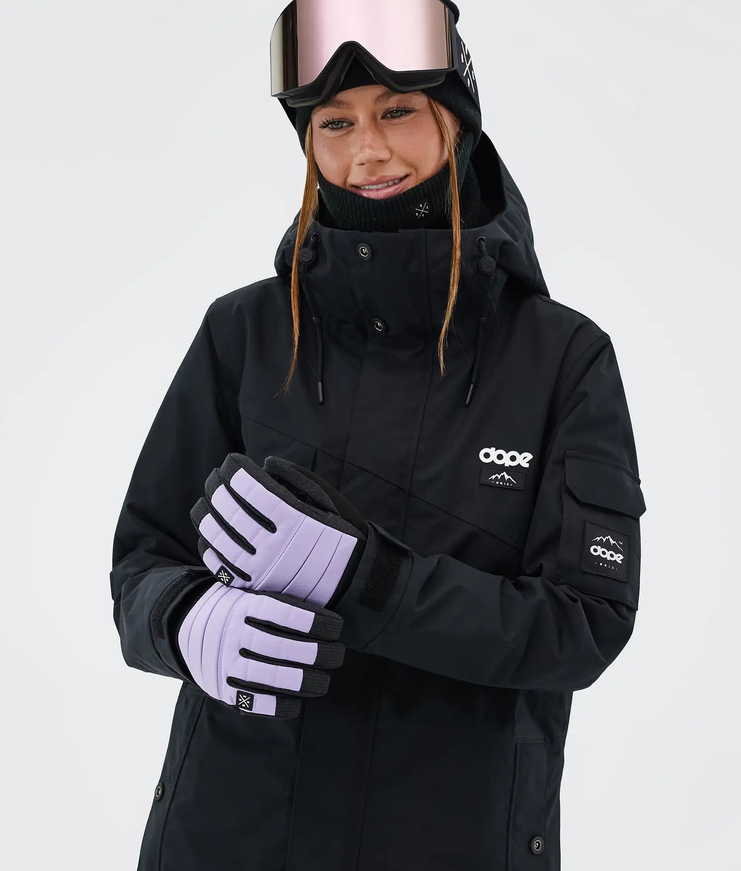 Ace 24 ski gloves Faded Violet