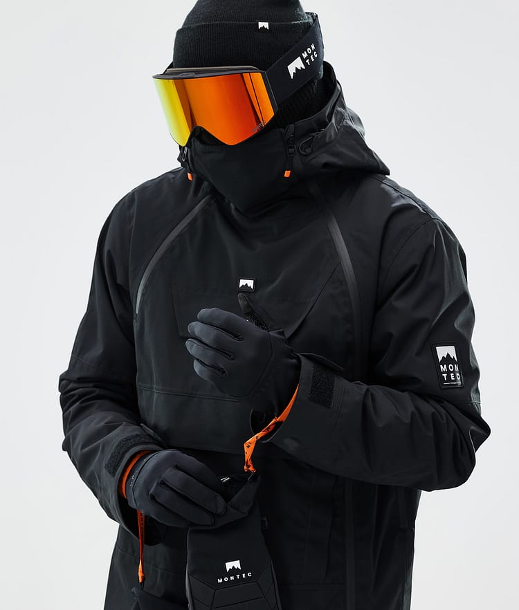 Gants de ski noirs/noirs