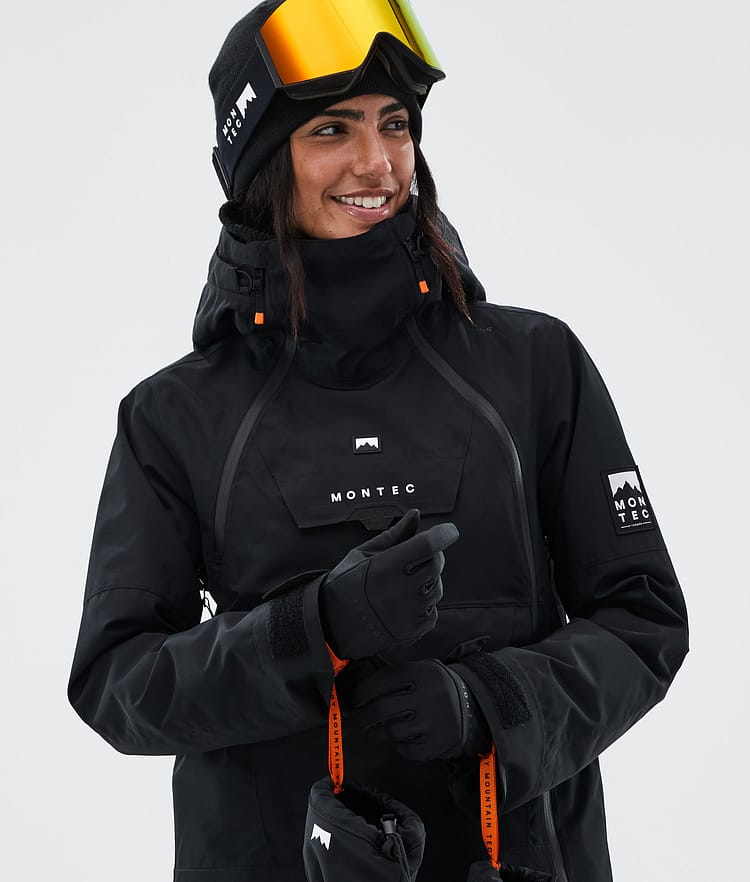 Gants de ski noirs/noirs