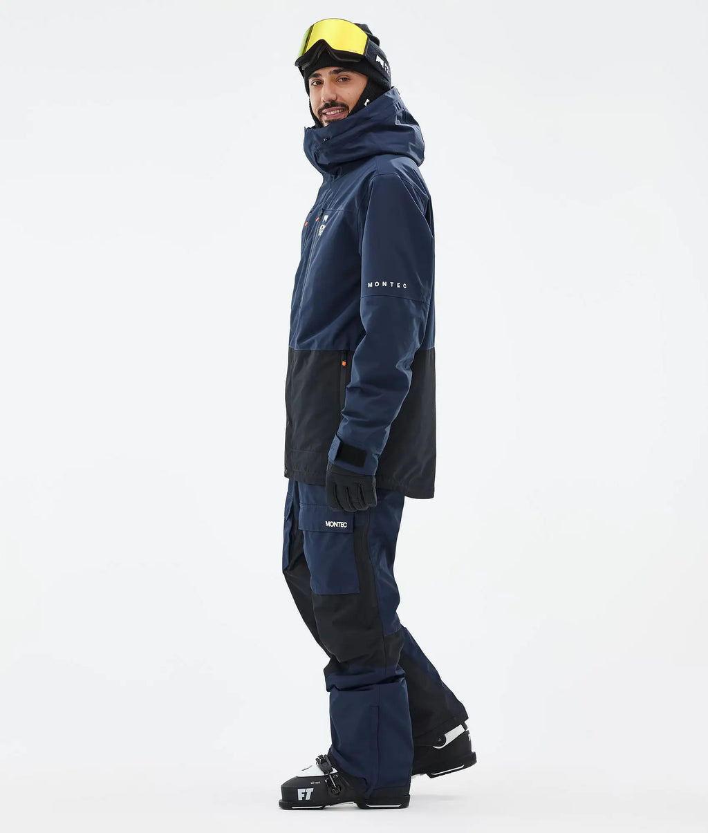 Veste de ski Fawk pour homme - Bleu foncé/Noir
