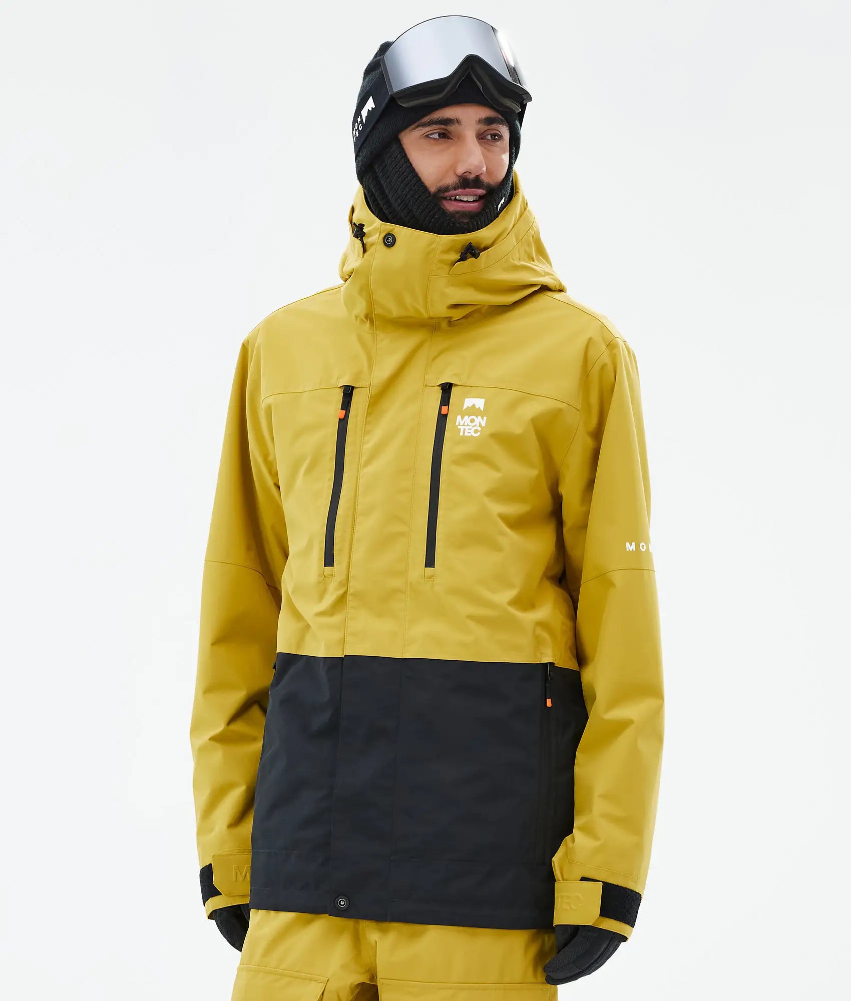 Veste de ski Fawk pour homme - Jaune/Noir