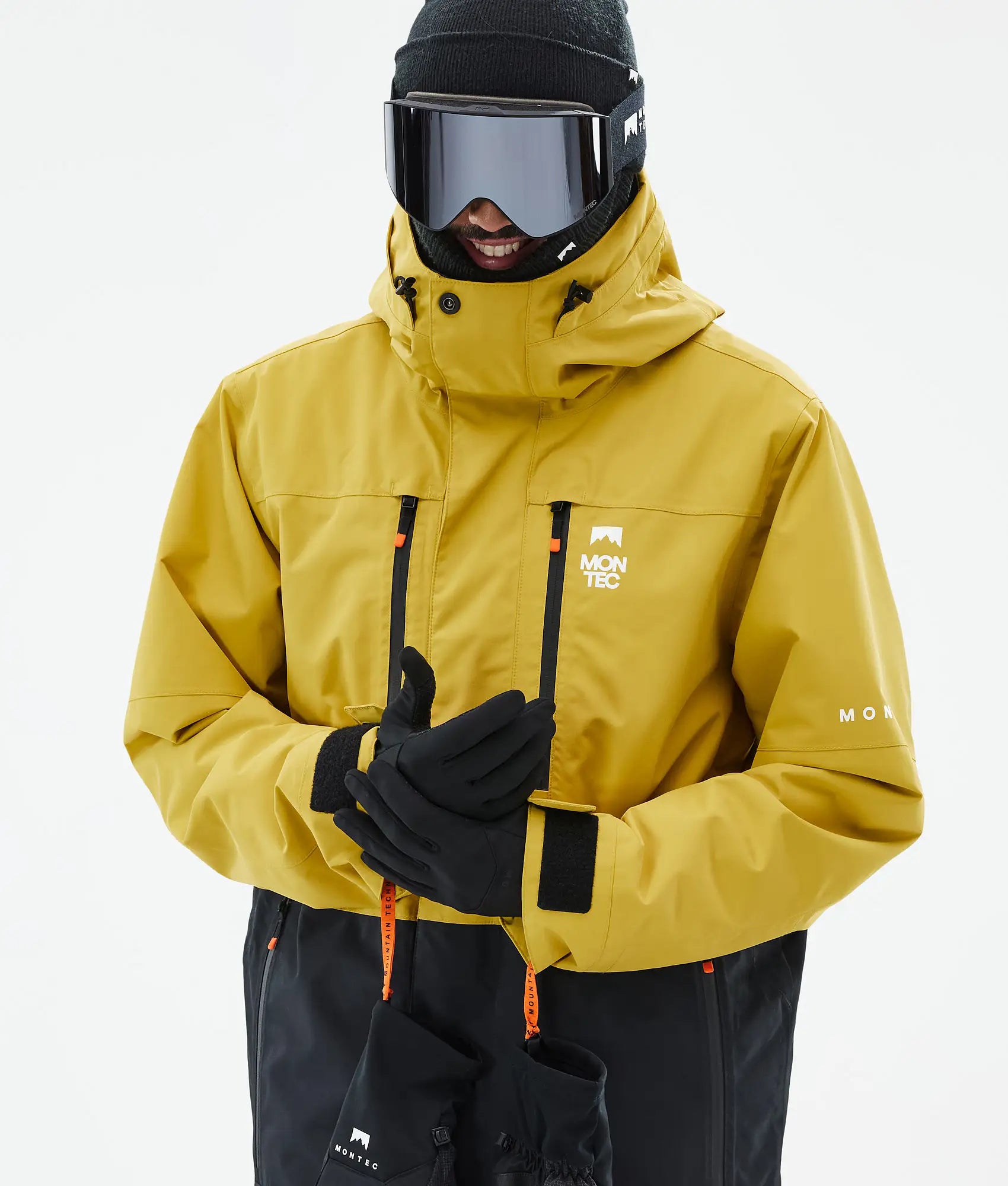 Veste de ski Fawk pour homme - Jaune/Noir