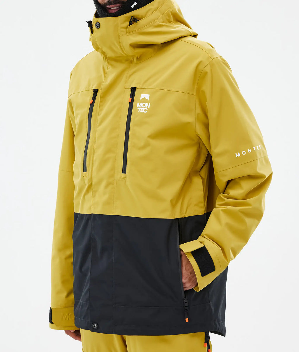 Veste de ski Fawk pour homme - Jaune/Noir