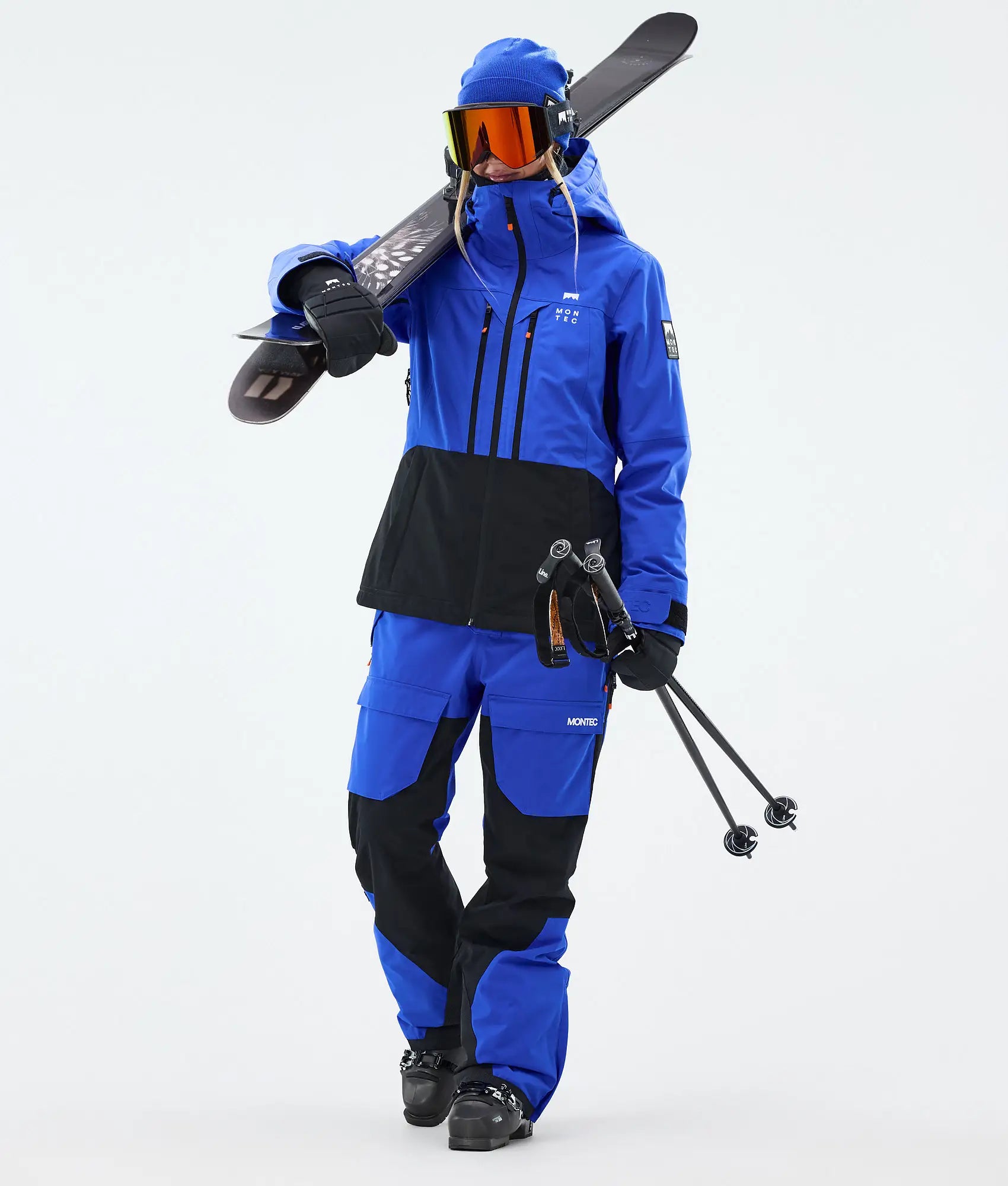 Veste de ski Moss W pour femme - Bleu cobalt/Noir