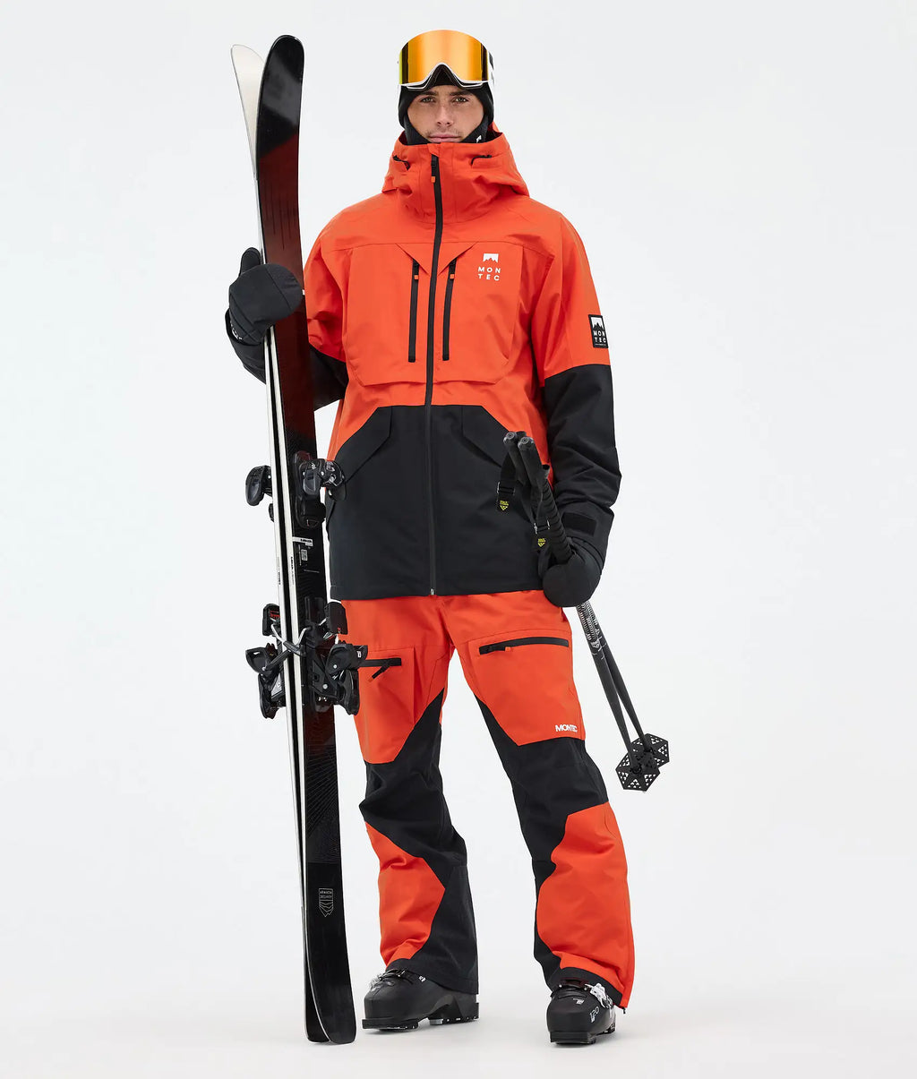 Veste de ski Arch pour homme - Orange/Noir