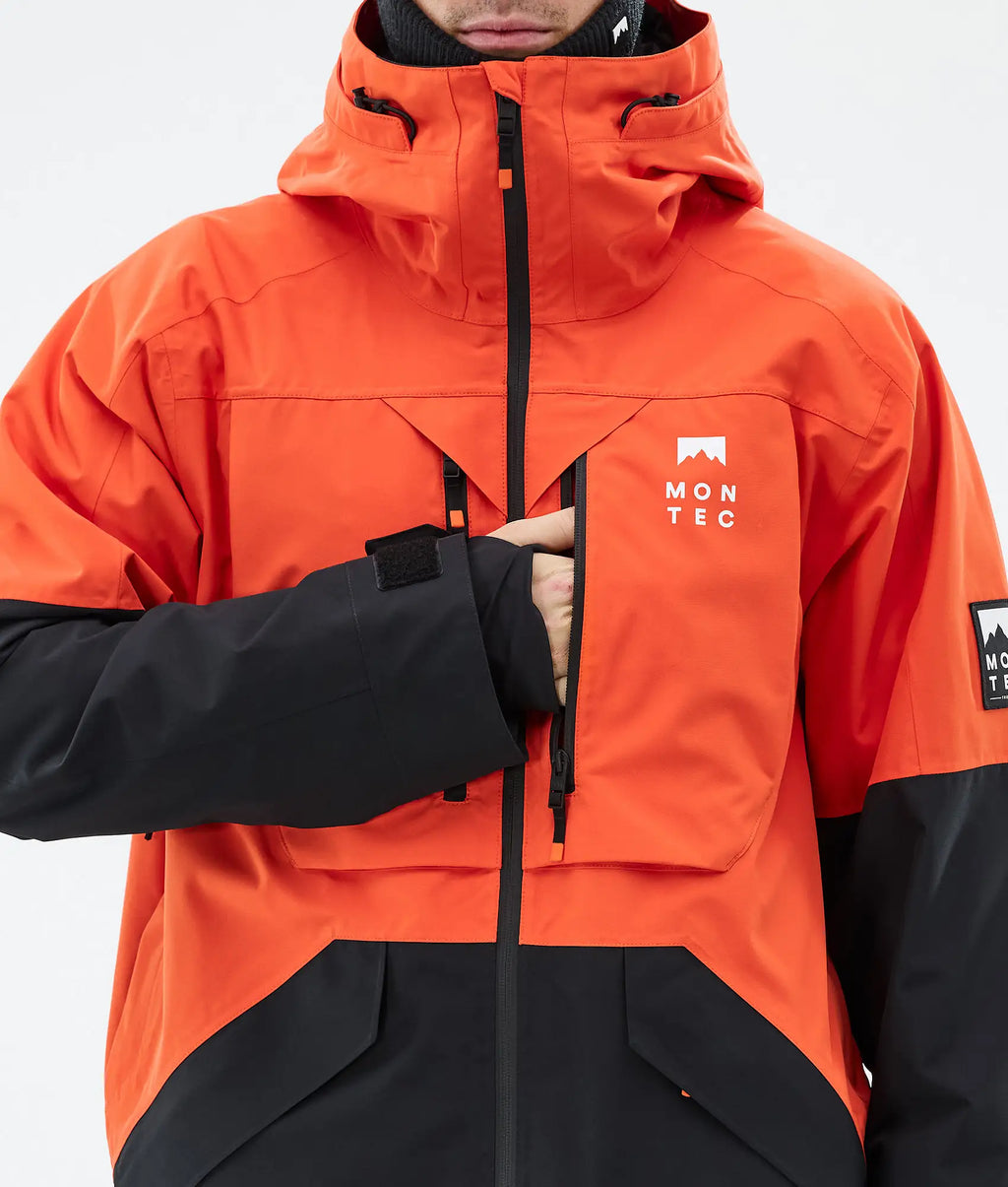 Veste de ski Arch pour homme - Orange/Noir