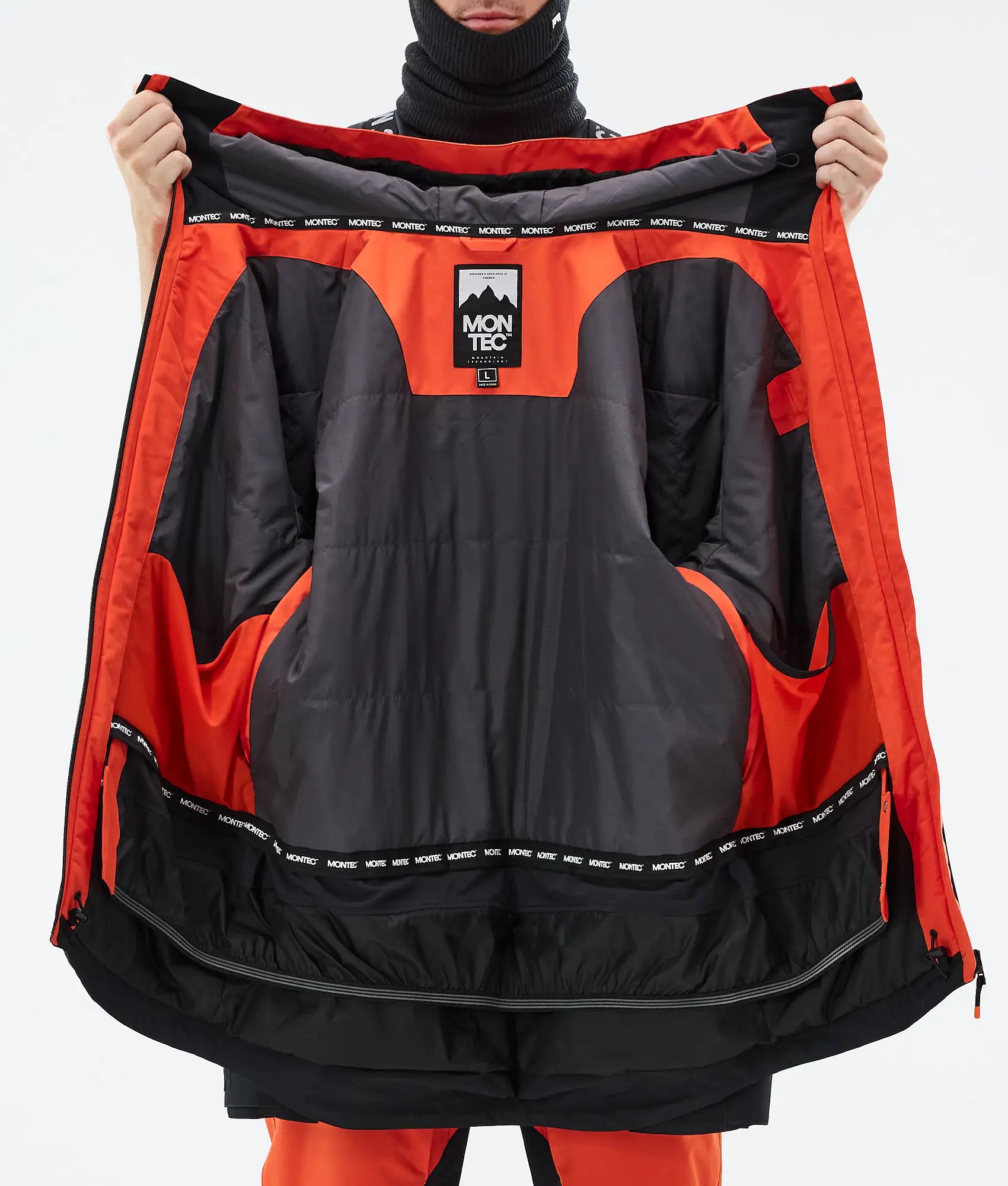 Veste de ski Arch pour homme - Orange/Noir