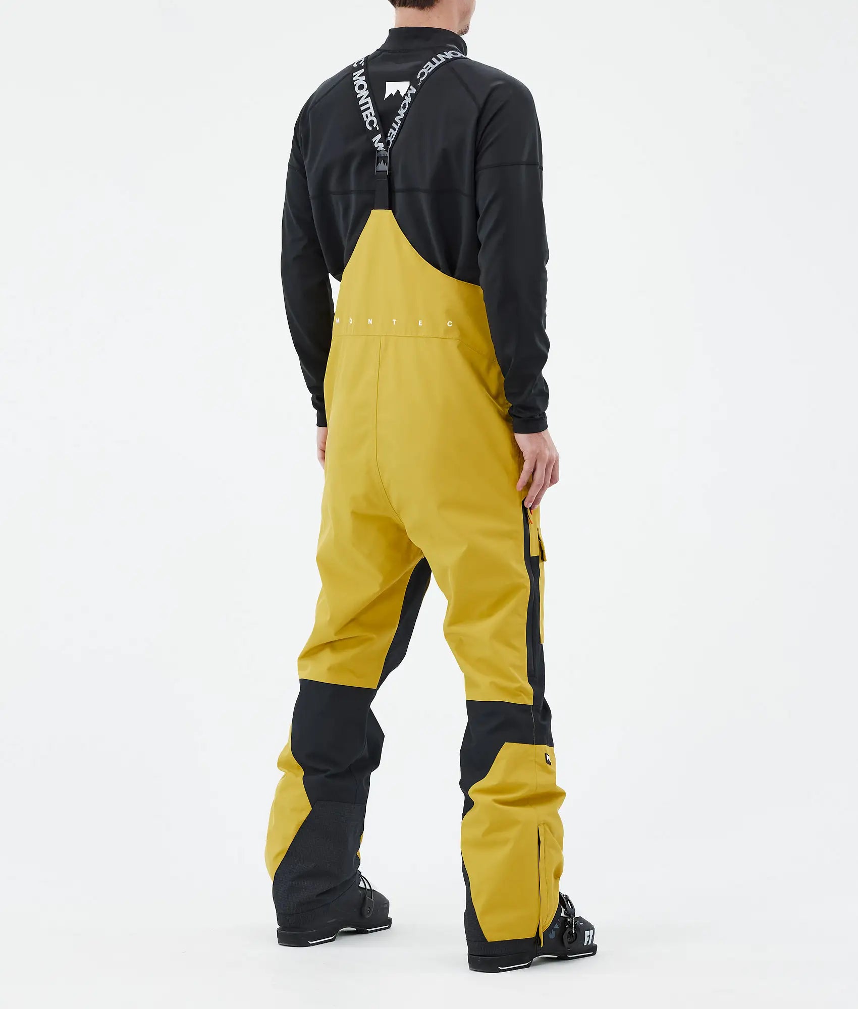Pantalon de ski Fawk pour homme - Jaune/Noir