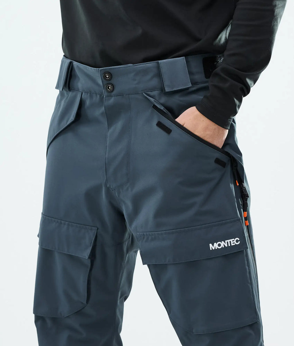 Pantalon de ski Kirin pour homme - Bleu métallisé
