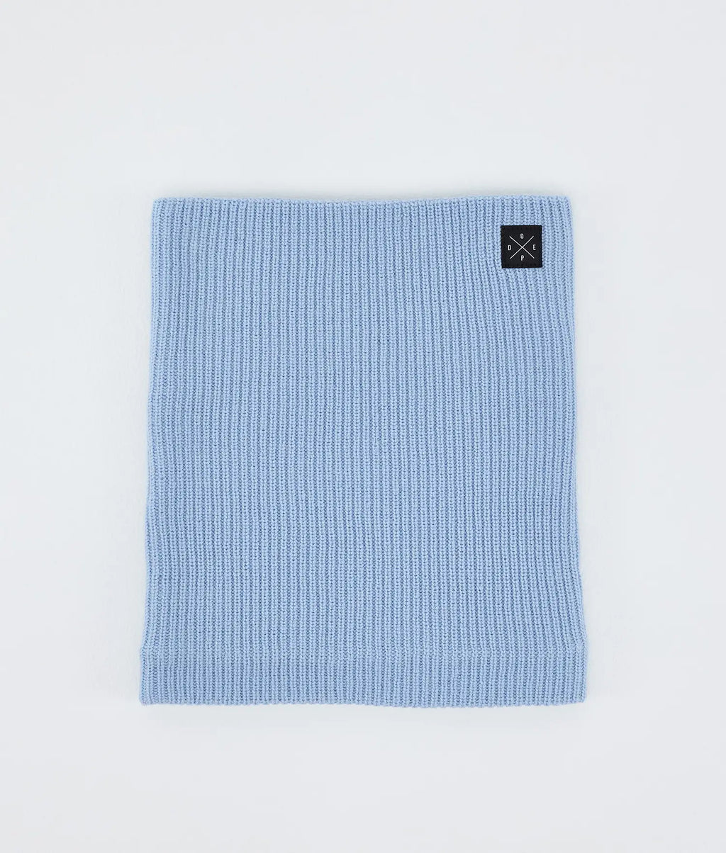 2X-Up Knitted Tube Scarf Light Blue
