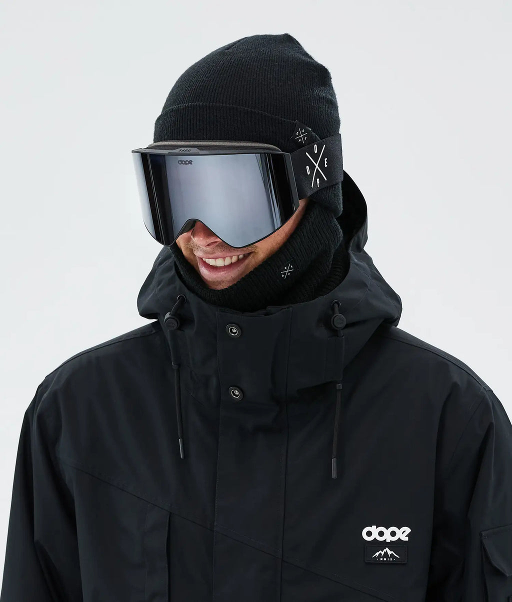 Sight ski goggles Black/Silver Mirror