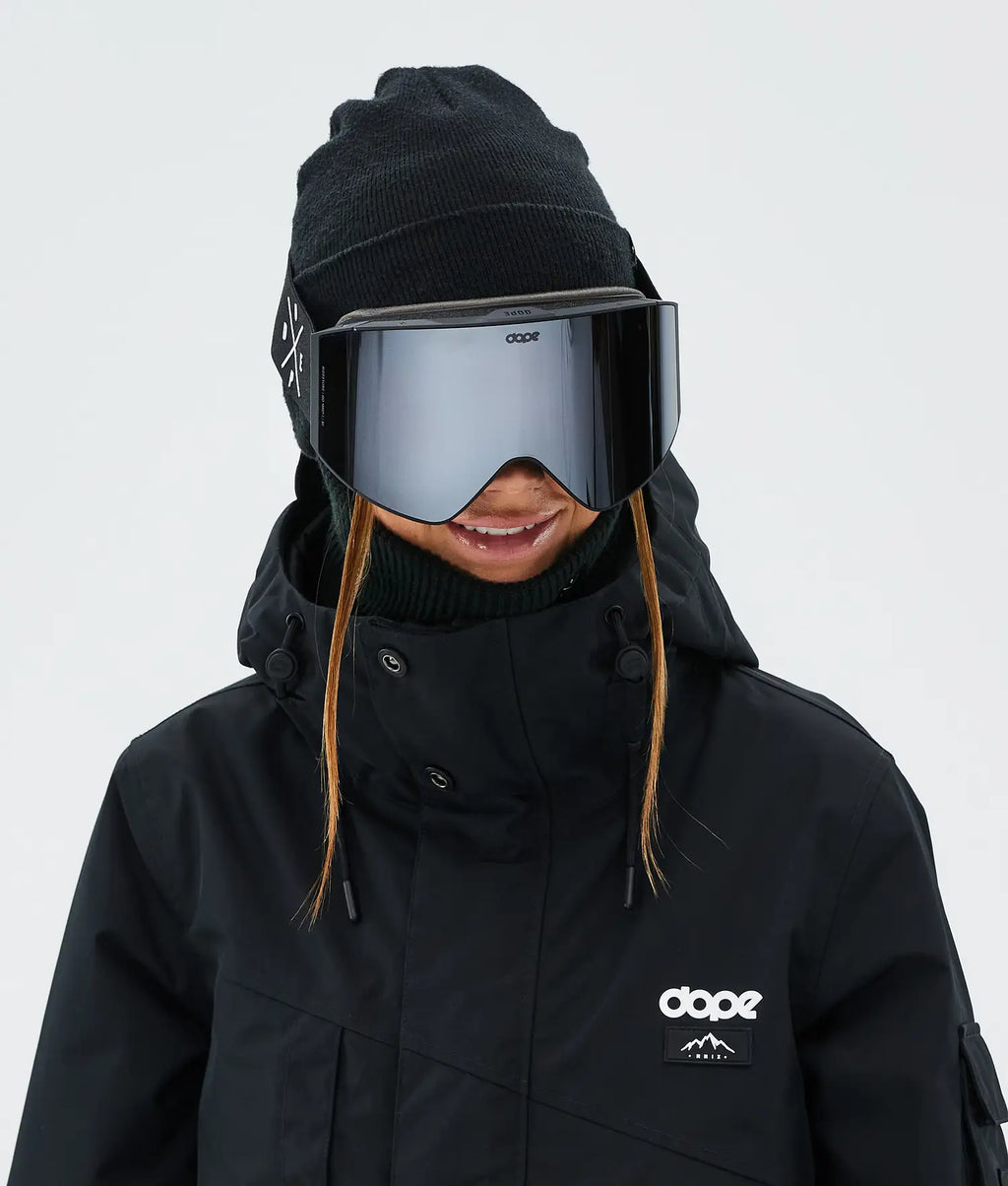 Sight ski goggles Black/Silver Mirror