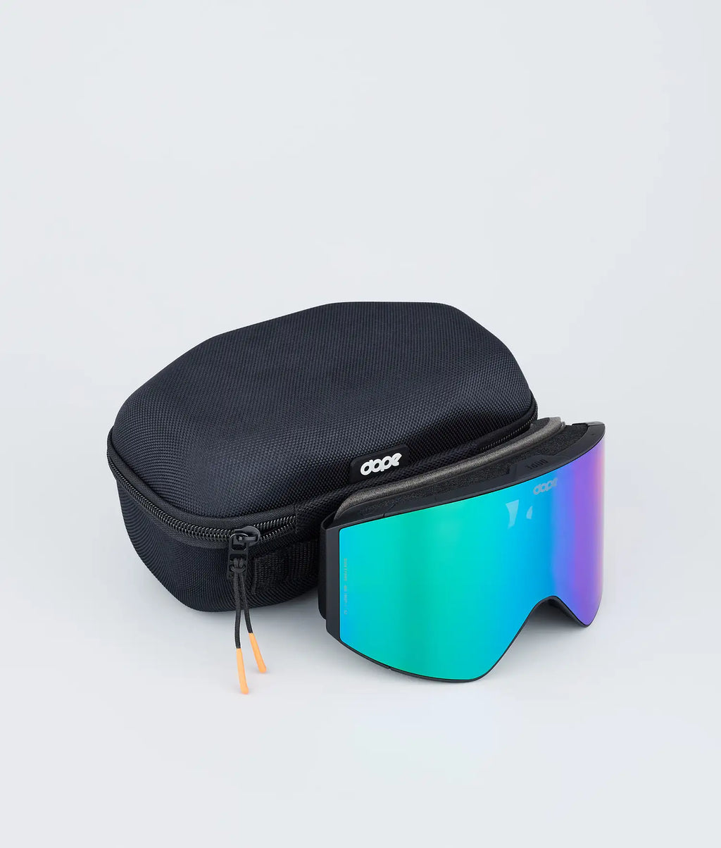 Sight ski goggles Black/Green Mirror